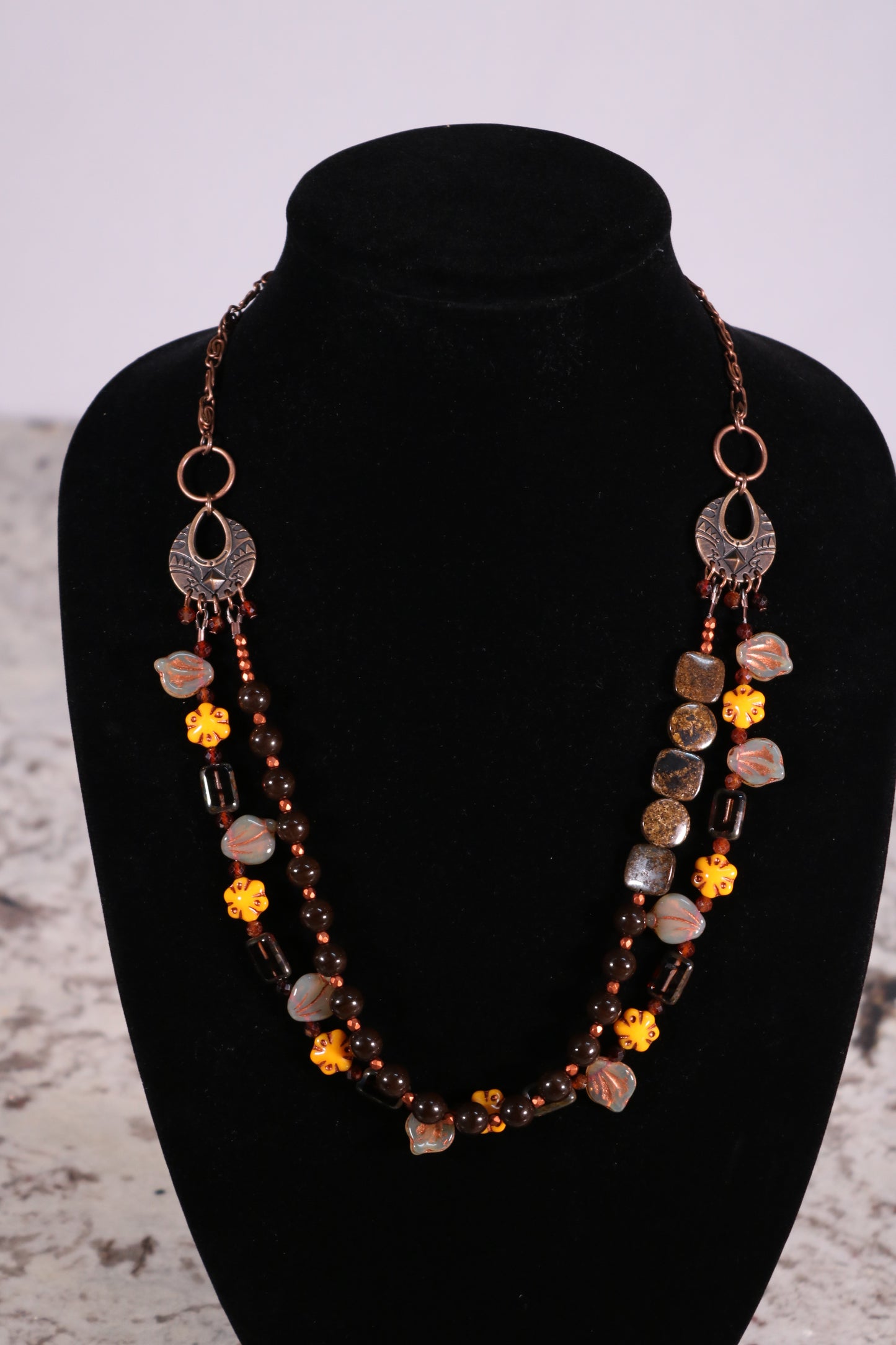 24 Inch Fall Inspired Necklace