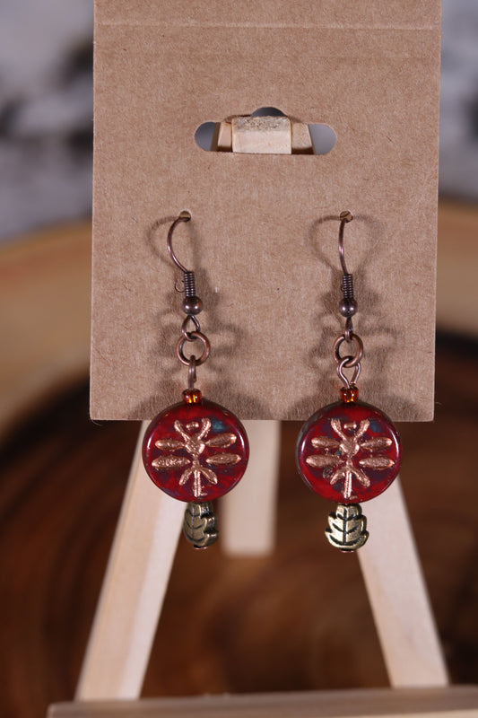 Dragonfly Dangle Earrings