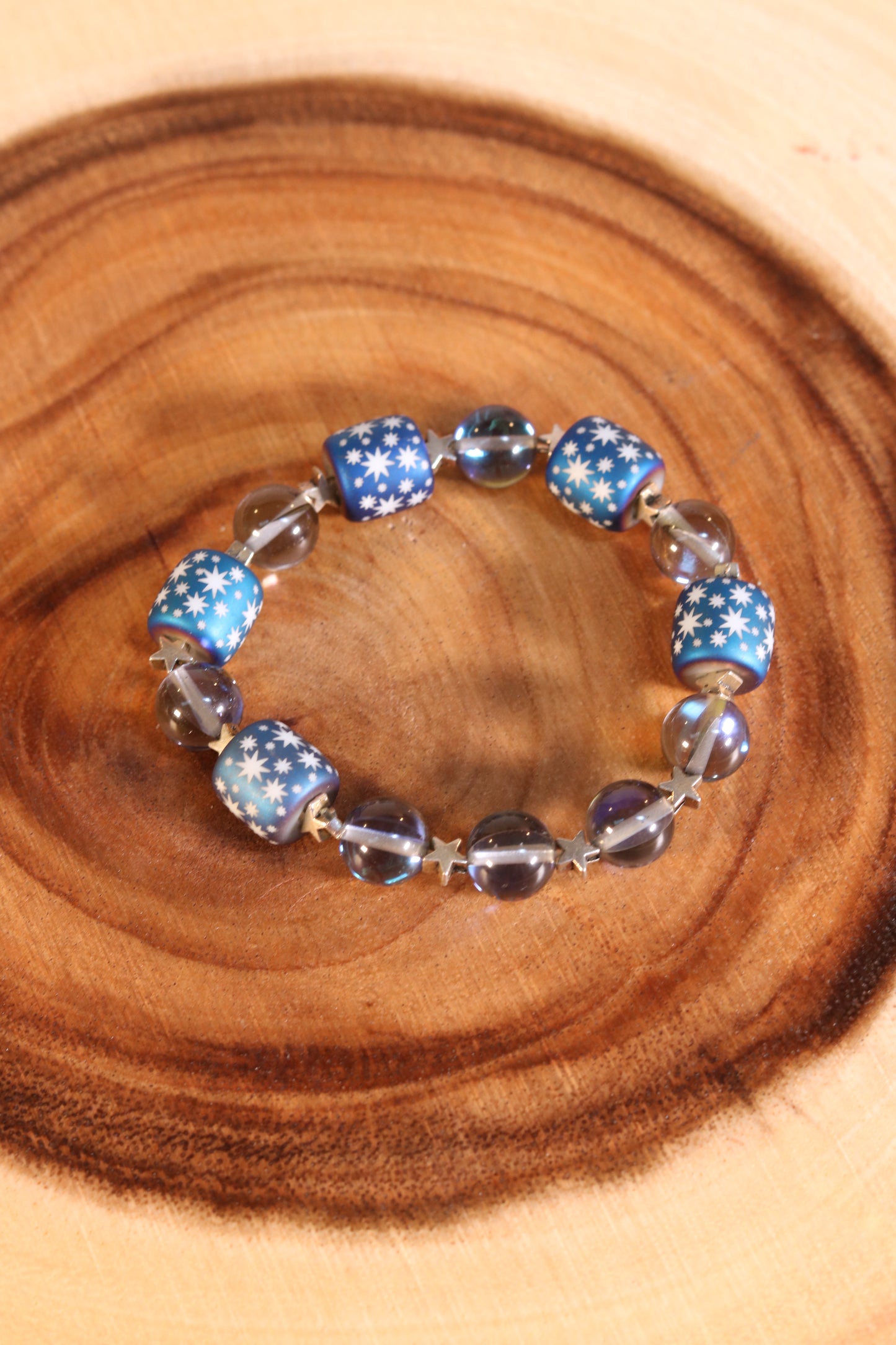 Blue Star Stretch Bracelet