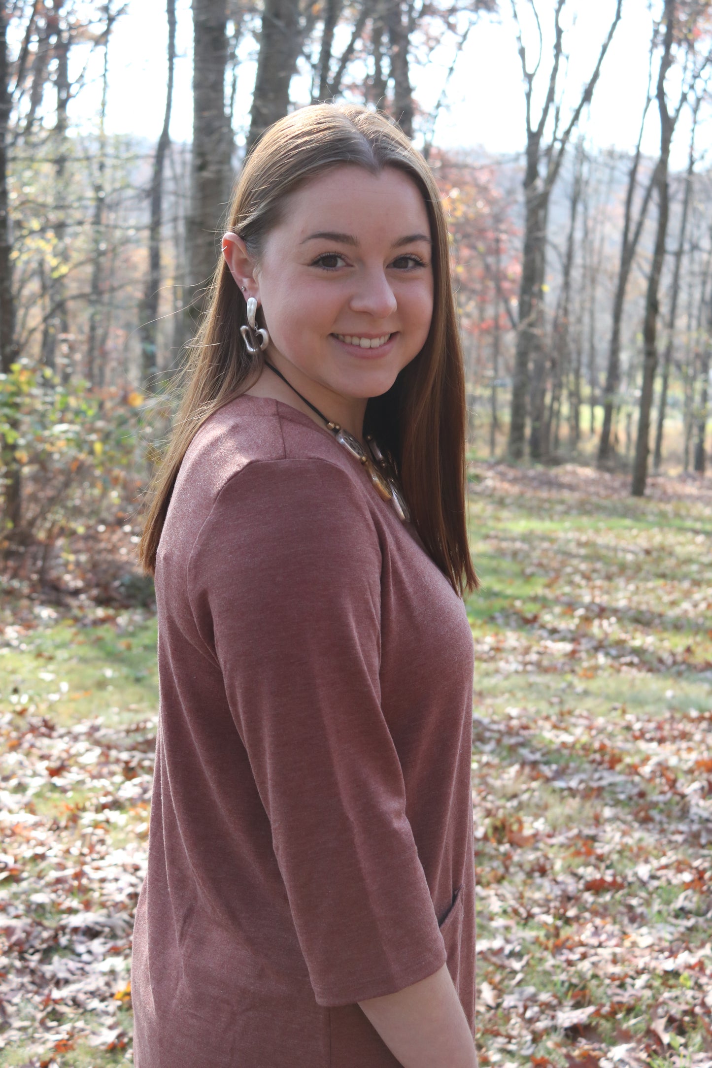 Super Soft Rust Colored Shirt with Pockets