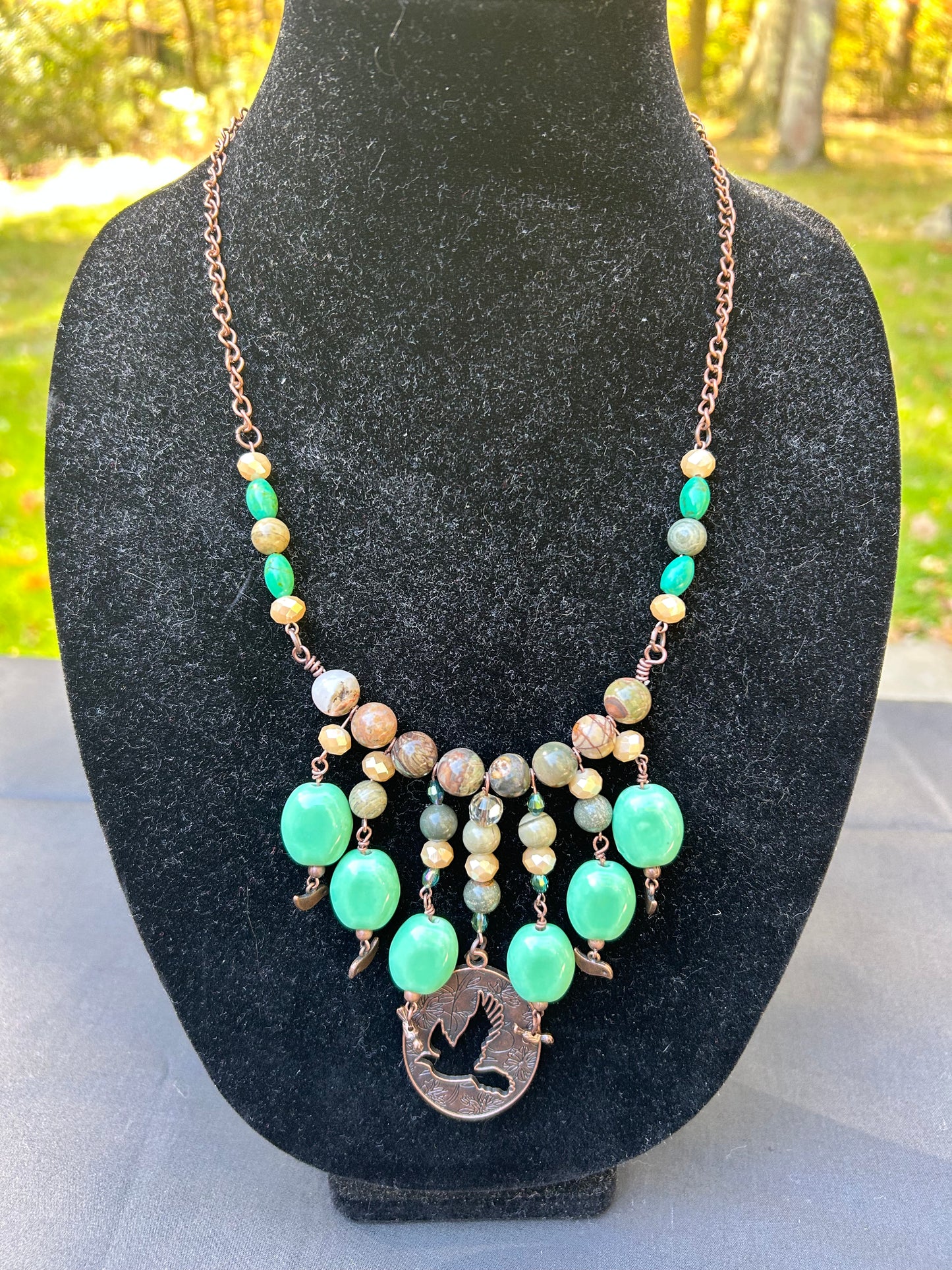 Bird Themed Statement Necklace