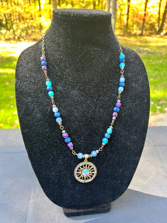 Sun Pendant Necklace