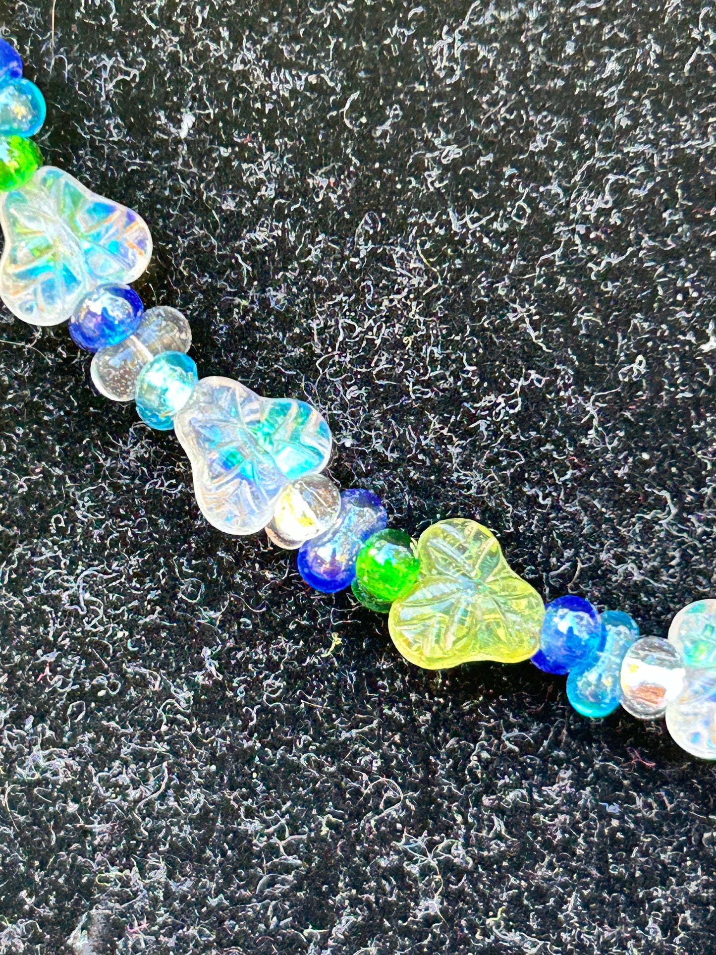 Blue and Green 16" Necklace